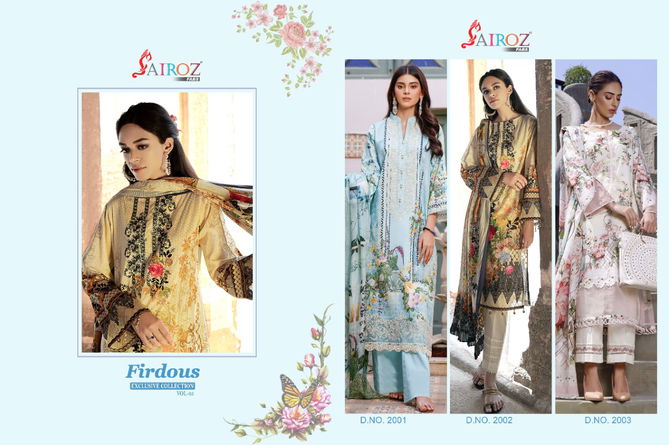 Sairoz Firdous 3 Premium Limited Edition Festive Wear Pakistani Collection
